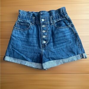 Express Blue Denim Women Shorts